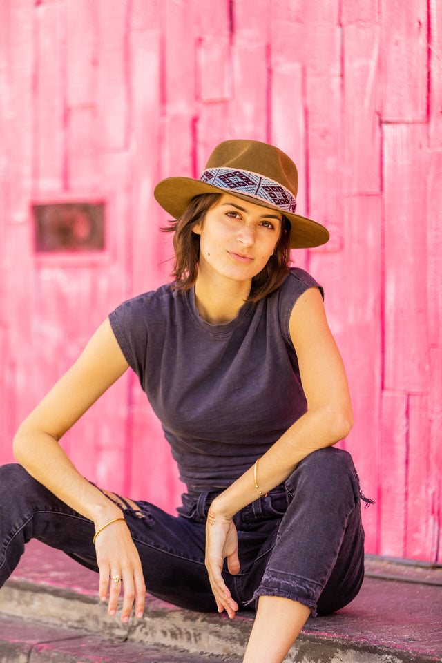 Chestnut Fedora Hat